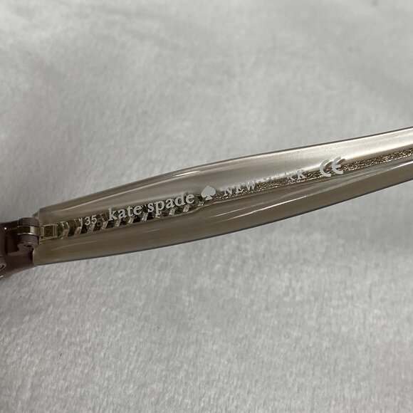 Kate Spade Sunglass EyeGlass Frames Only Reeve/s FB1 Y6 QUAL ROSE GOLD 58-16-135 - Picture 6 of 9